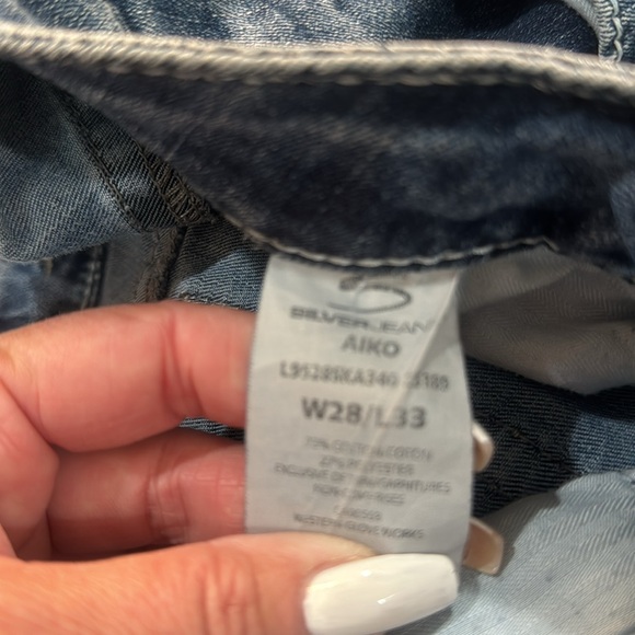 Silver Aiko size 28 length 33 - Picture 4 of 4